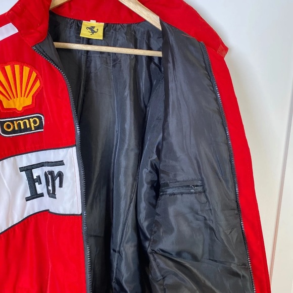 Ferrari Schumacher F1 Racing Jacket Full Zip 1996 Official Licence Red Size 2XL - Picture 11 of 15